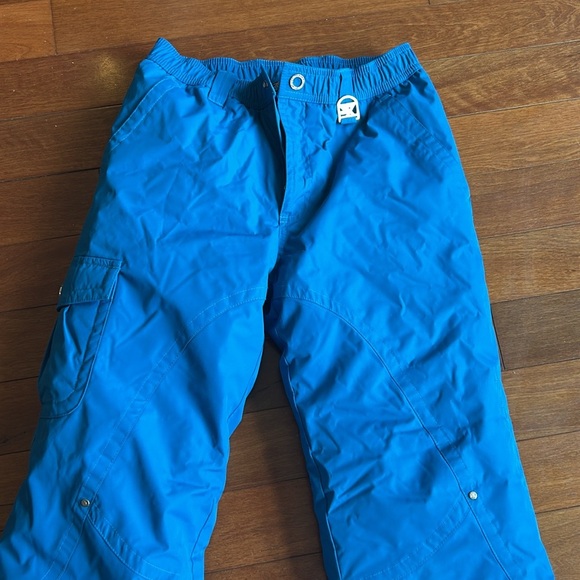 Zero Exposure Girls Snow Ski Pants Sz 10-12 New Blue Teal Blue - Picture 4 of 5